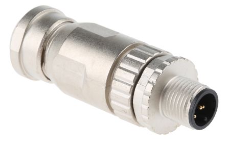 HARTING Circular Connector, 5 Contacts, Cable Mount, M12 Connector, Socket, Male, IP67, M12 Series