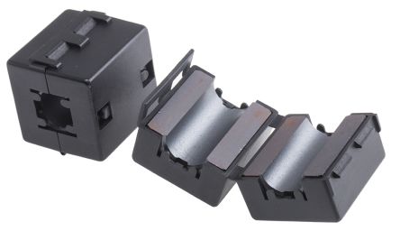 RS PRO Openable Ferrite Clamp, 31.5 X 33 X 30mm, For Computer Peripherals, Digital TV, Internal & External Power