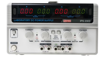 RS PRO Digital Bench Power Supply, 2 X 0 → 30V, 2 X 0 → 3A, 2-Output, 180W - RS Calibrated