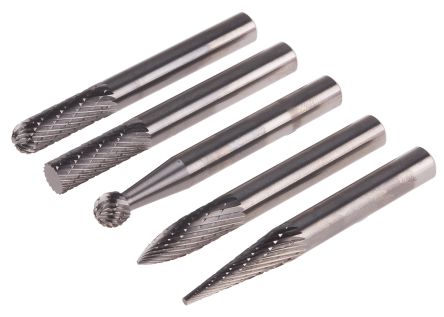 RS Pro 5 piece Diamond Grinding Pin Set