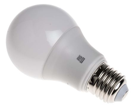 RS PRO E27 LED GLS Bulb 8.5 W(60W), Warm White, Globe shape High Quality Warm White Low power LED Lamp Energy Saving