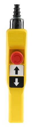 Schneider Electric 2NO (Push Button), NC (E-Stop) Slow Brake Push Button Pendant Station