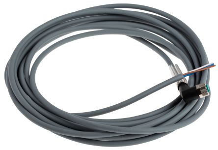 Pepperl + Fuchs Cable De Conexión, Con. A M8 Hembra, 4 Polos, Con. B Sin Terminación, Long. 5m, 30 V Ac / Dc, 3 A, IP67