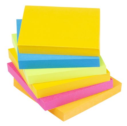 BP872 Post-It | Post-It Assorted Sticky Note, 90 Notes per Pad, 76mm x