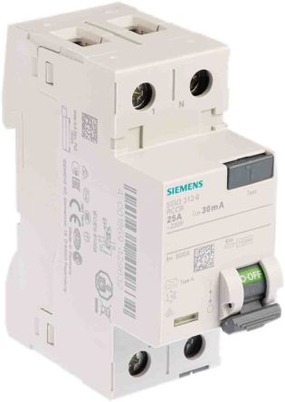 Siemens 漏电断路器, 5SV3系列, 25A, 30mA跳闸灵敏度