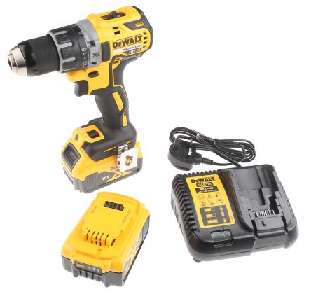 DeWALT XR Brushless Keyless 18V Cordless Drill Driver, UK Plug