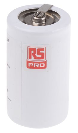RS PRO Batterie D Rechargeable 5Ah NiCd 1.2V, Sortie Cosses
