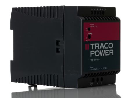 TRACOPOWER TPC DIN-Schienen Netzteil DIN-Schienen Netzteil 120W, 85 → 264 V Ac, 90 → 375 V Dc, 48V Dc /