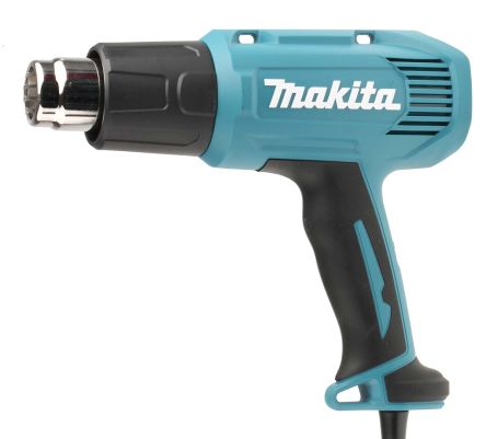 Makita HG5030K 350 → 500m³/h Heißluftpistole, 1.6kW / 230V, Max. 500°C