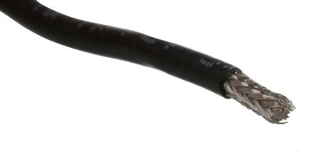 Alpha Wire Cable Coaxial RG174/U, 50 Ω, Long. 304m, Funda De, Funda De PVC Negro