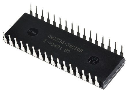 Microchip EPROM AT27C040-70PU, 4Mbit, 512K X 8 Bits, 70ns, PDIP 32 Pines
