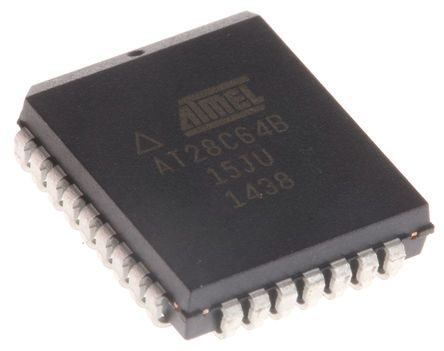 Microchip 64kbit EEPROM-Parallelspeicher, Parallel Interface, PLCC, 150ns THT 8K X 8 Bit, 8K X 32-Pin 8bit