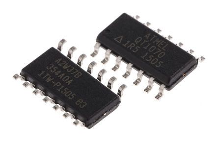 Microchip Contrôleur D'écran Tactile Transfert De Charge Spread Spectrum, Série-I2C 14 Broches