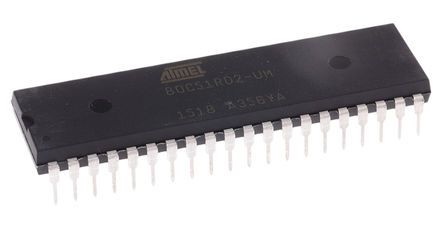 Microchip Mikrocontroller AT80 80C51 8bit THT PDIL 40-Pin 40MHz 1024 KB RAM