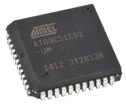 Microchip Mikrocontroller AT89 8051 8bit SMD 64 KB PLCC 44-Pin 40 MHz, 60 MHz 2048 KB RAM