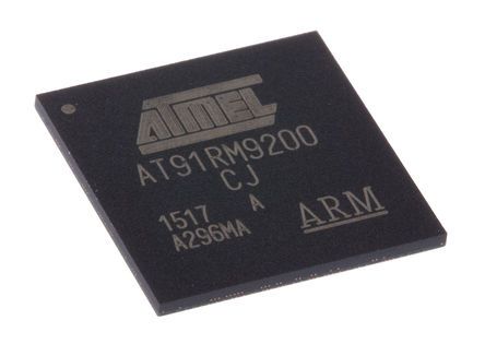 Microchip AT91RM9200-CJ-002, 32bit ARM920T Microcontroller, AT91, 180MHz, 128 KB Flash, 256-Pin LFBGA