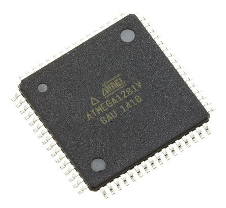 Microchip Microcontrollore, AVR, TQFP, ATmega, 64 Pin, Montaggio Superficiale, 8bit, 8MHz