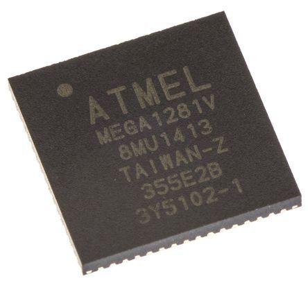 Microchip Microcontrôleur, 8bit, 8 Ko RAM, 128 Ko, 8MHz, VQFN 64, Série ATmega