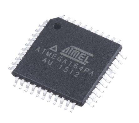 Microchip Microcontrolador ATMEGA164PA-AU, Núcleo AVR De 8bit, RAM 1 KB, 20MHZ, TQFP De 44 Pines