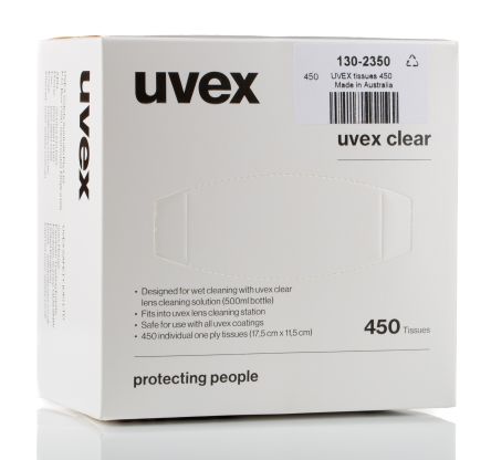 Uvex Lingettes Nettoyantes 450 Lingettes