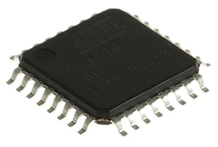 Microchip Mikrocontroller ATmega AVR 8bit SMD 32 KB TQFP 32-Pin 16MHz 2048 KB RAM