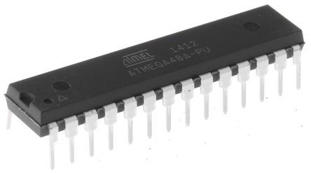 Microchip ATMEGA48A-PU, 8bit AVR Microcontroller, ATmega, 20MHz, 4 KB Flash, 28-Pin PDIP