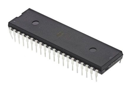 Microchip Mikrocontroller ATmega AVR 8bit THT 64 KB PDIP 40-Pin 20MHz 4 KB RAM