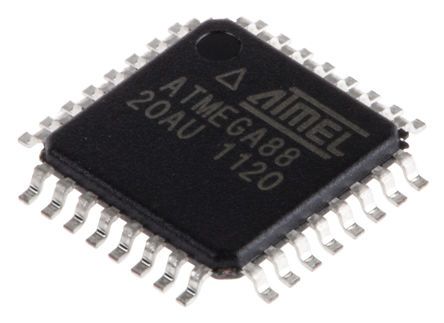 Microchip Mikrocontroller ATmega AVR 8bit SMD 8 KB TQFP 32-Pin 20MHz 1 KB RAM