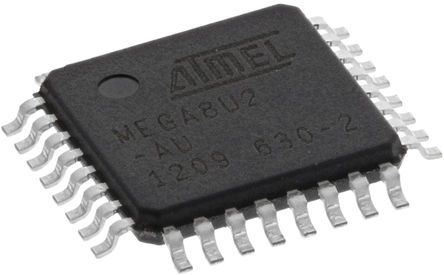 Microchip Mikrocontroller ATmega AVR 8bit SMD 8 KB TQFP 32-Pin 16MHz 512 B RAM USB