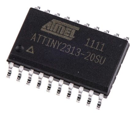 Microchip Mikrocontroller ATtiny2313 AVR 8bit SMD 2 KB SOIC 20-Pin 20MHz 128 B RAM
