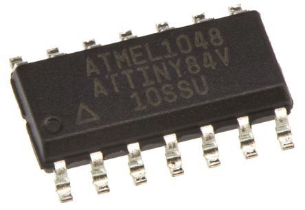 Microchip Microcontrolador ATTINY84V-10SSU, Núcleo AVR De 8bit, RAM 512 B, 10MHZ, SOIC De 14 Pines