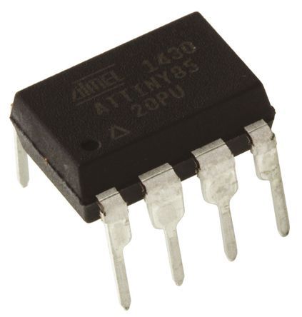 Microchip Mikrocontroller ATtiny85 AVR 8bit THT 8 KB PDIP 8-Pin 20MHz 512 B RAM