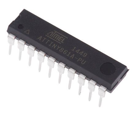 Microchip Microcontrôleur, 8bit, 512 B RAM, 8 Ko, 20MHz,, DIP 20, Série ATtiny861