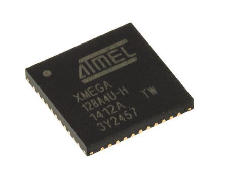 Microchip ATXMEGA128A4U-MH, 8bit AVR Microcontroller, AVR XMEGA, 32MHz, 128 + 8 KB Flash, 44-Pin VQFN