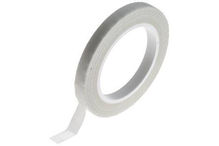 RS PRO Isolierband, Glasfaser-Filament Weiß, 0.18mm X 12mm X 33m, 0°C Bis +180°C