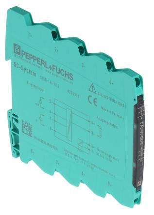 Pepperl + Fuchs S1SD Signalwandler, Isolationsverstärker 16.8 → 31.2V Dc, Strom, Spannung 30 V, 50mA EIN /