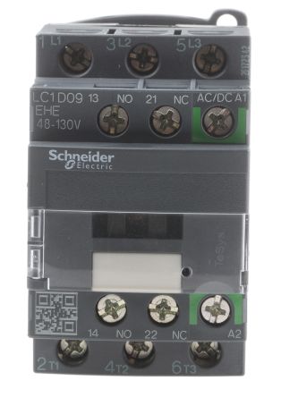Schneider Electric TeSys D LC1D Leistungsschütz / 110 V Ac/dc Spule, 3 -polig 3 Schließer, 690 V Ac / 9 A