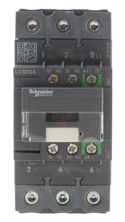 Schneider Electric TeSys D LC1D Leistungsschütz / 24 V Dc Spule, 3 -polig 3 Schließer, 690 V Ac / 50 A