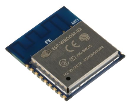 Espressif Modulo WiFi ESP-WROOM-02, 2.5 To 3.6V, -40 °C +85 °C, 18 X 20 X 3mm