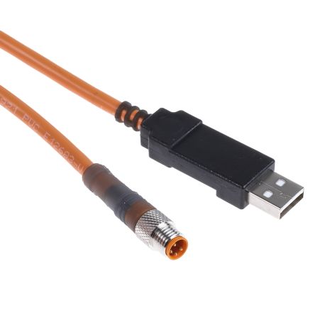 Sick Câble D'actionneur 4 Conducteurs, M8 Mâle Vers USB A Mâle, 2m