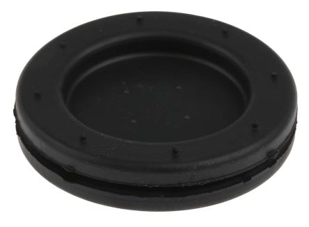 SES Sterling Black Polychloroprene 37mm Cable Grommet For Maximum Of 29mm Cable Dia.
