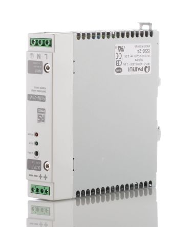 RS PRO Switch-Mode DIN-Schienen Netzteil 50W, 230V Ac, 24V Dc / 2.2A
