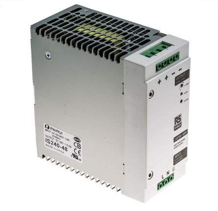 RS PRO Switch-Mode DIN-Schienen Netzteil 240W, 230V Ac, 48V Dc / 5A