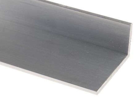 RS PRO Aluminium Metallwinkel, L. 1m, H. 25mm, B. 50mm, 3mm Stärke, 6082-T6