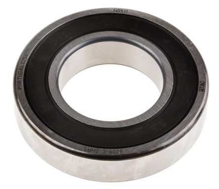 FAG 6209-C-2HRS Single Row Deep Groove Ball Bearing- Both Sides Sealed End Type, 45mm I.D, 85mm O.D