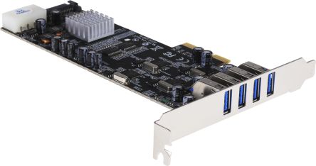 StarTech.com PCIe USB-Karte, PEXUSB3S44V, 4 Port, USB A, USB 3.0