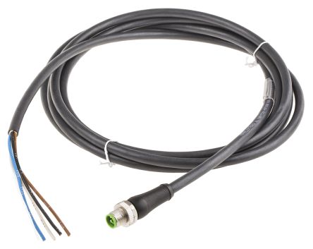 Murrelektronik Limited Câbles D'alimentation 4 Conducteurs, M12 Mâle Pré-câblé, 3m