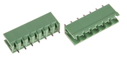 RS PRO 5.08mm Pitch 7 Way Pluggable Terminal Block, Header, Through Hole, Screw Termination