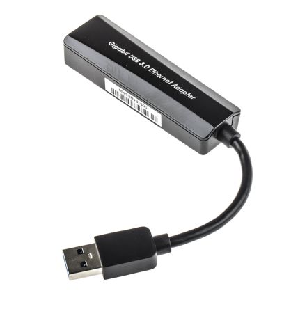 RS PRO Adaptador De Red USB 3.0, Con. A USB A, Con. B RJ45 Hembra, 1 Puerto, 10/100/1000Mbit/s
