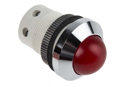 Signal Construct Red Panel Mount Indicator, 20 → 28V, 22mm Mounting Hole Size, IP67